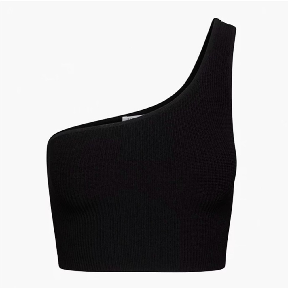 Aritzia Babaton One-Shoulder Crop Top
